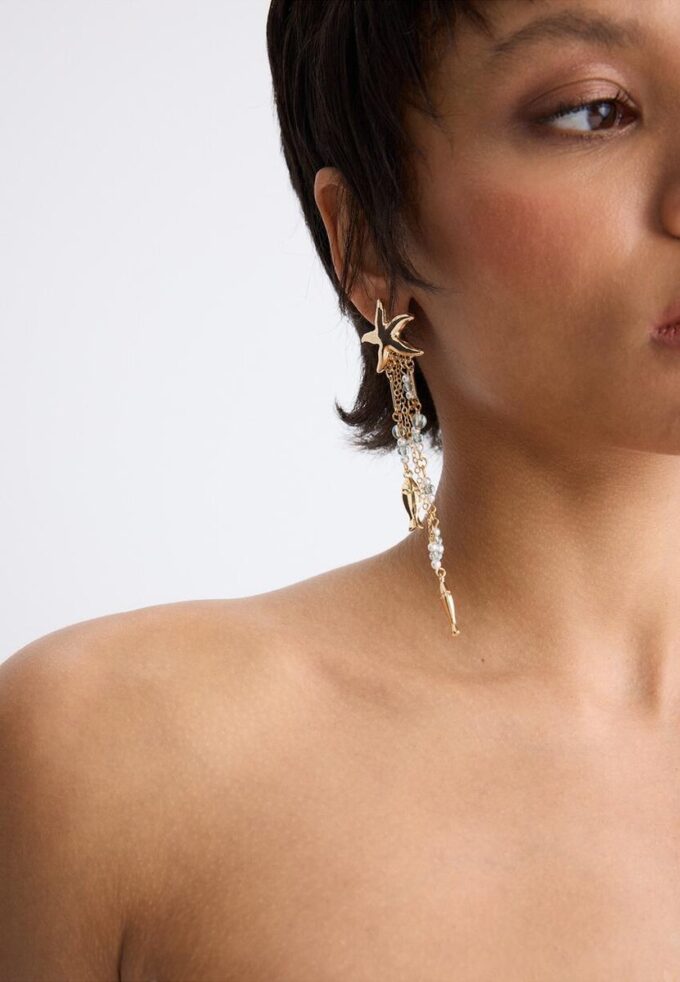 Cascading Star Earrings