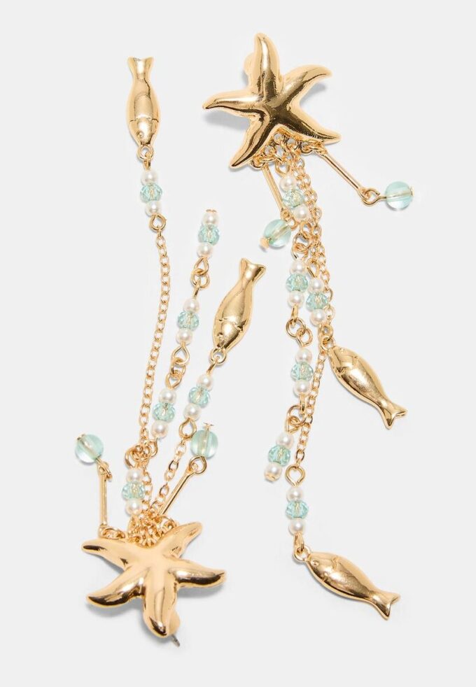 Cascading Star Earrings