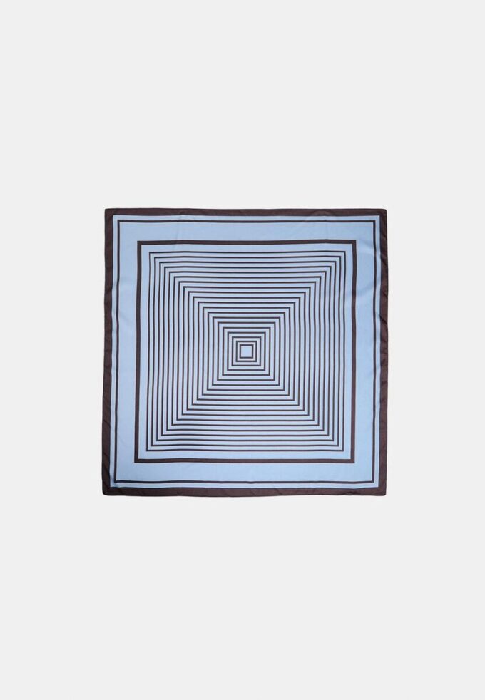 Checked Line Scarf