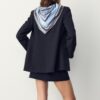 Checked Line Scarf