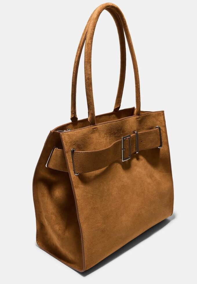 City Shopper Bag with Buckle Detail