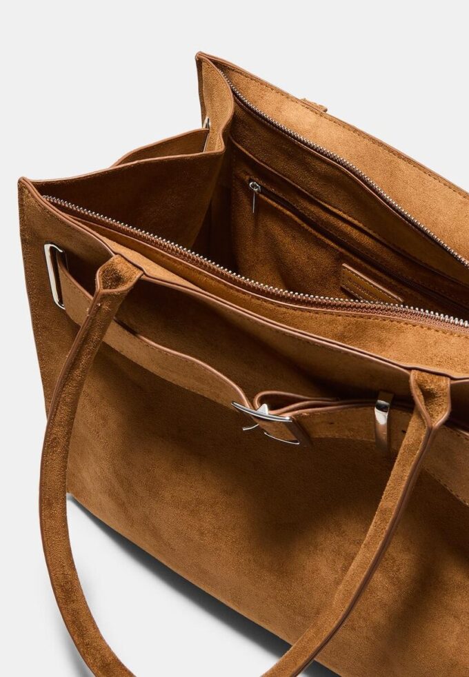 City Shopper Bag with Buckle Detail