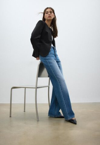 Collarless Blazer