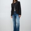 Collarless Blazer