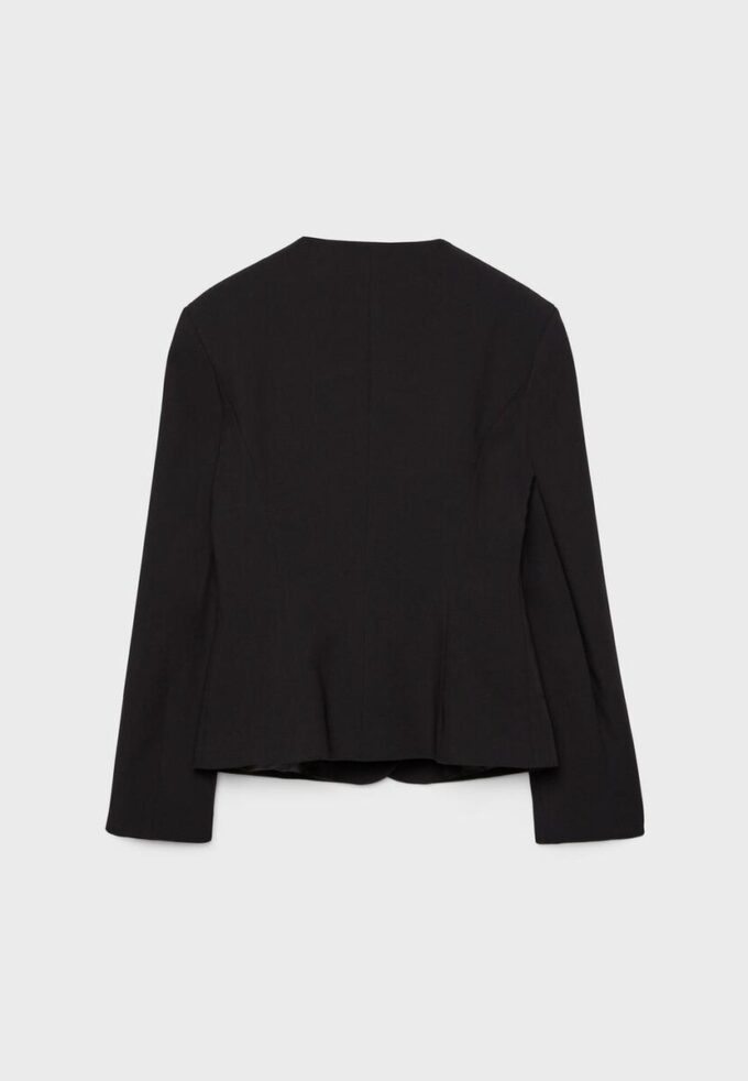 Collarless Blazer