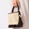 Combined Crochet Bucket Bag