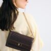 Contrast Canvas Crossbody Bag