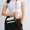 Contrast Canvas Crossbody Bag
