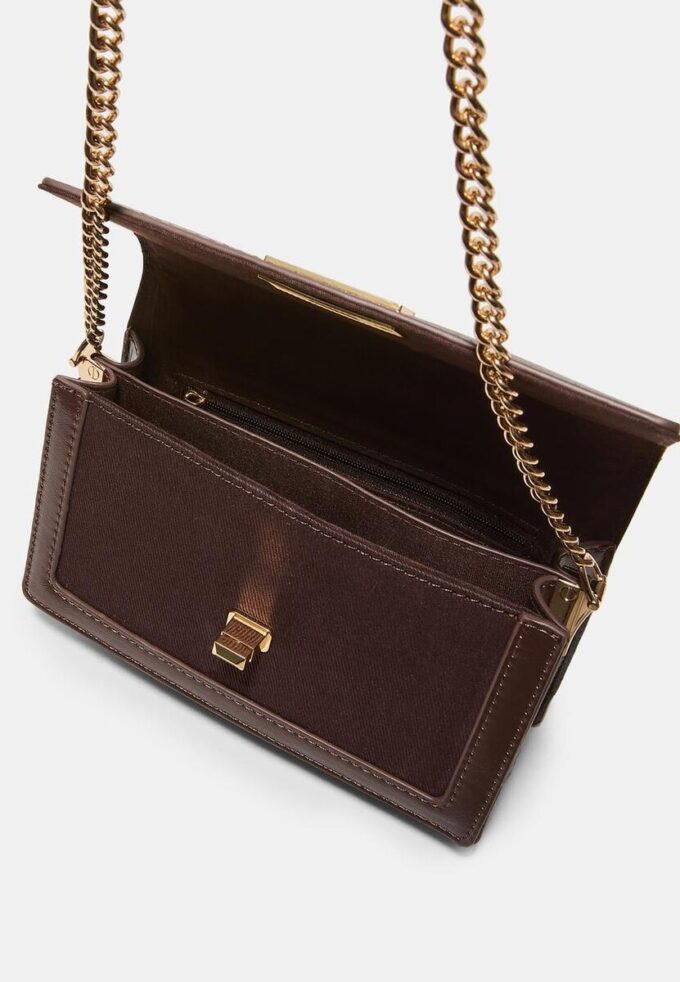 Contrast Canvas Crossbody Bag