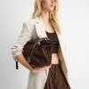 Contrast Canvas Shoulder Bag Contrast Canvas Shoulder Bag