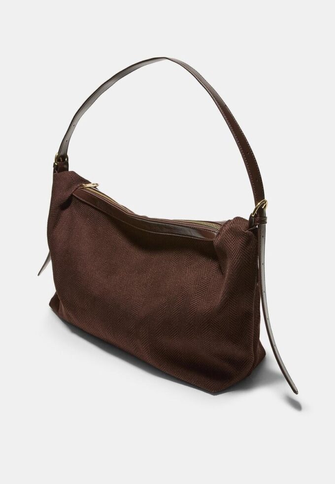 Contrast Canvas Shoulder Bag Contrast Canvas Shoulder Bag