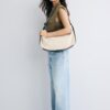 Contrast Canvas Shoulder Bag Contrast Canvas Shoulder Bag