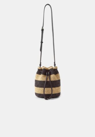 Contrast Crochet Crossbody Bag