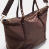 Contrast Shopper Bag