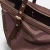 Contrast Shopper Bag