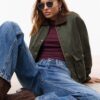 Contrast Short Waxed Parka Contrast Short Waxed Parka