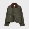 Contrast Short Waxed Parka Contrast Short Waxed Parka
