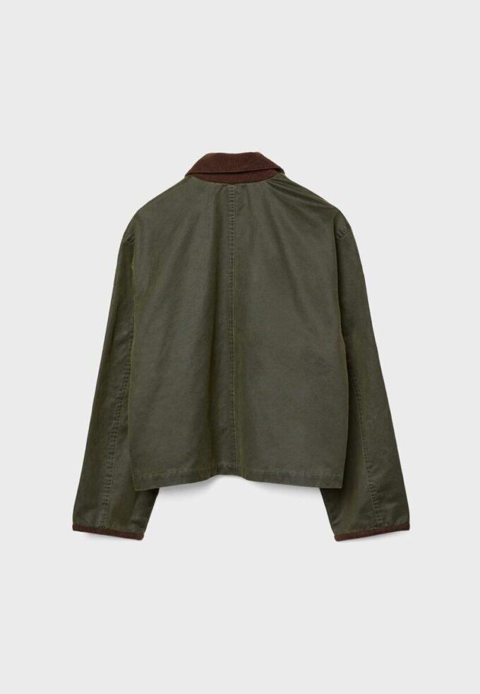 Contrast Short Waxed Parka Contrast Short Waxed Parka
