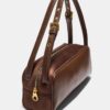 Contrast Shoulder Bag with Double Handle