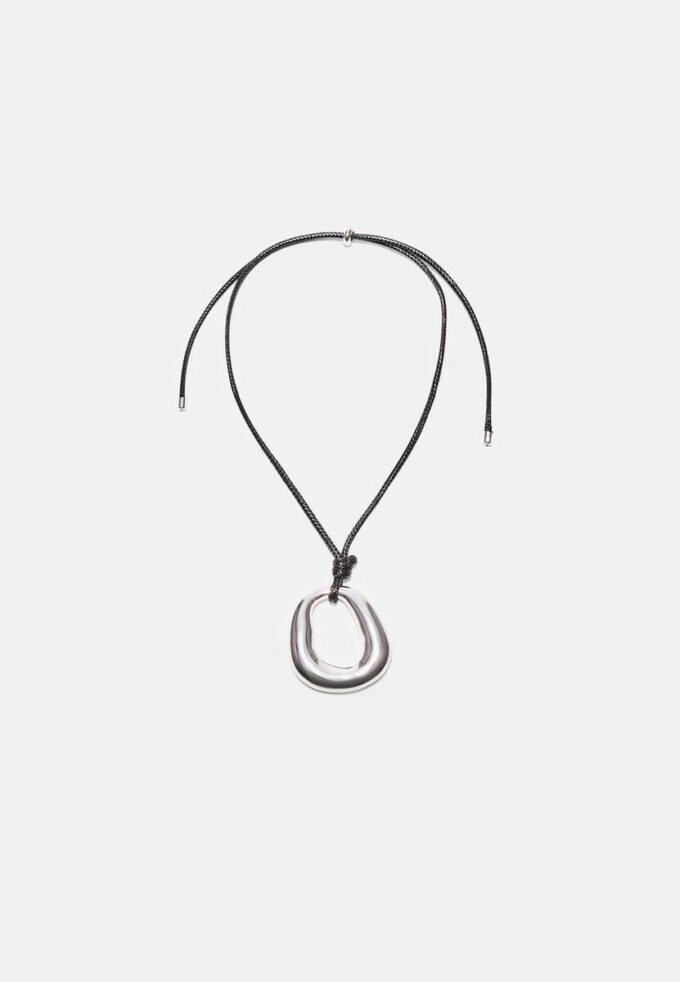 Cord Necklace with Charm