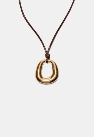 Cord Necklace with Charm