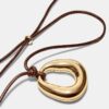 Cord Necklace with Charm