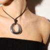 Cord Necklace with Charm