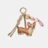 Corgi Dog Charm Keyring