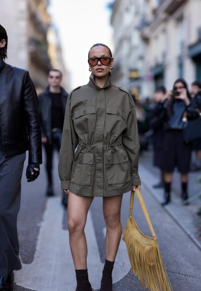Cotton Parka with Pockets Cotton Parka with Pockets