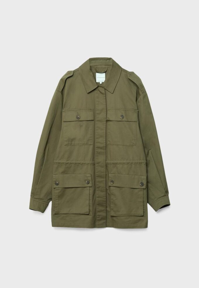 Cotton Parka with Pockets Cotton Parka with Pockets
