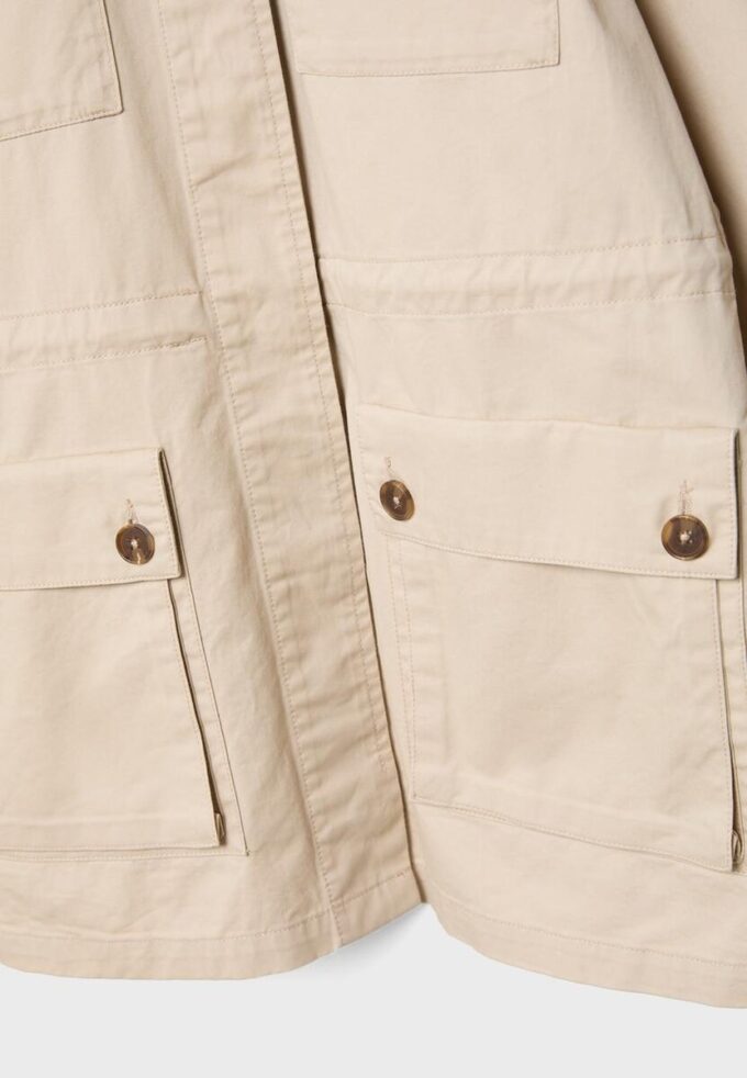 Cotton Parka with Pockets Cotton Parka with Pockets