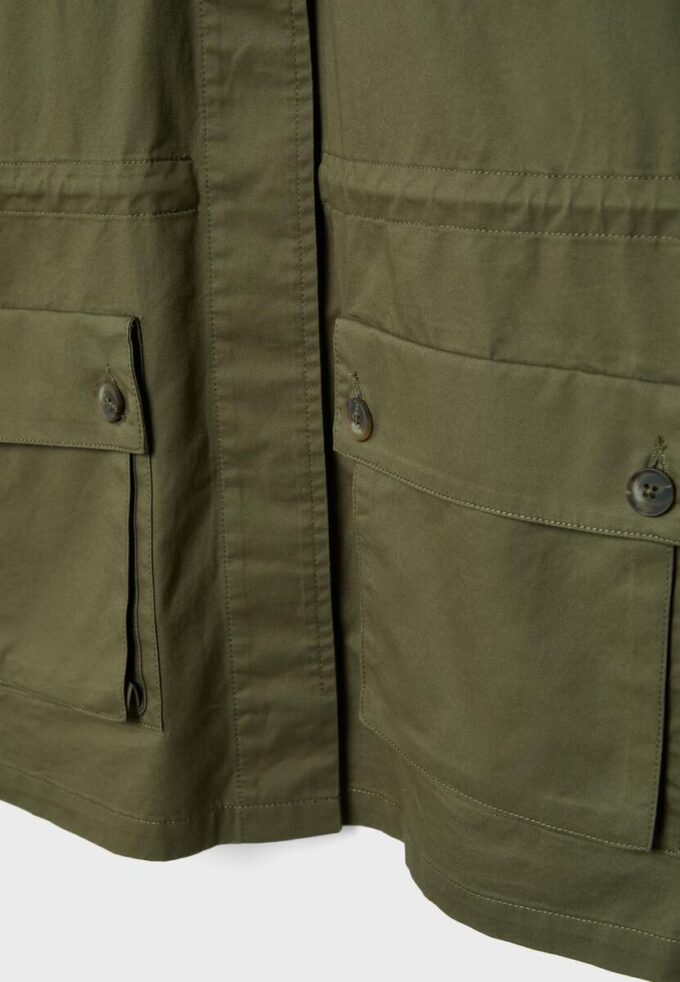 Cotton Parka with Pockets Cotton Parka with Pockets