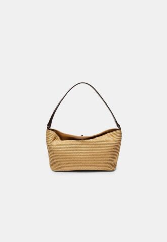 Crochet Shoulder Bag with Metal Fastening