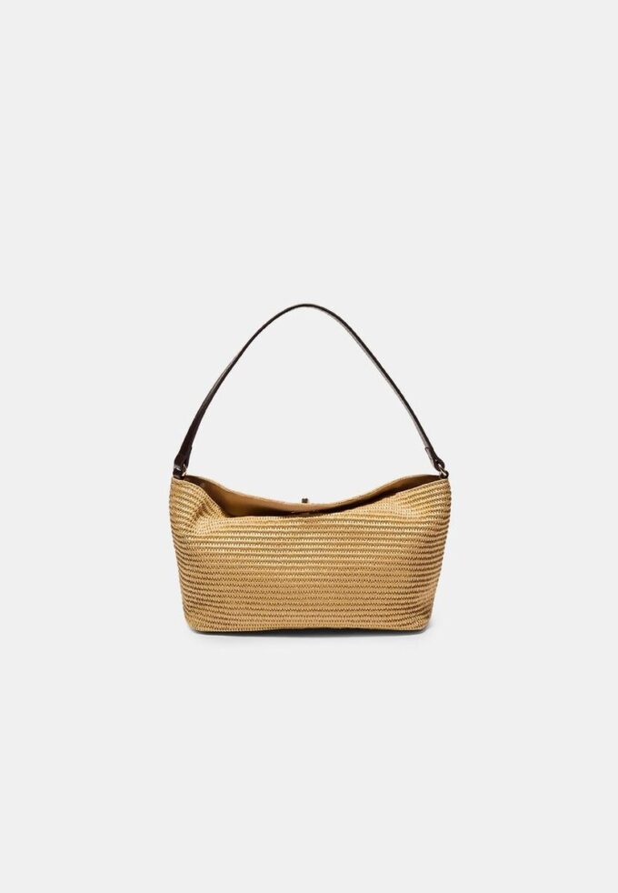 Crochet Shoulder Bag with Metal Fastening Crochet Shoulder Bag with Metal Fastening