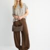 Crochet Shoulder Bag with Metal Fastening Crochet Shoulder Bag with Metal Fastening