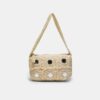 Crochet Shoulder Bag with Mirrors