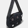 Crochet Shoulder Bag with Mirrors Crochet Shoulder Bag with Mirrors