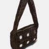 Crochet Shoulder Bag with Mirrors Crochet Shoulder Bag with Mirrors