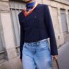 Cropped Round Neck Blazer Cropped Round Neck Blazer