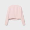 Cropped Round Neck Blazer