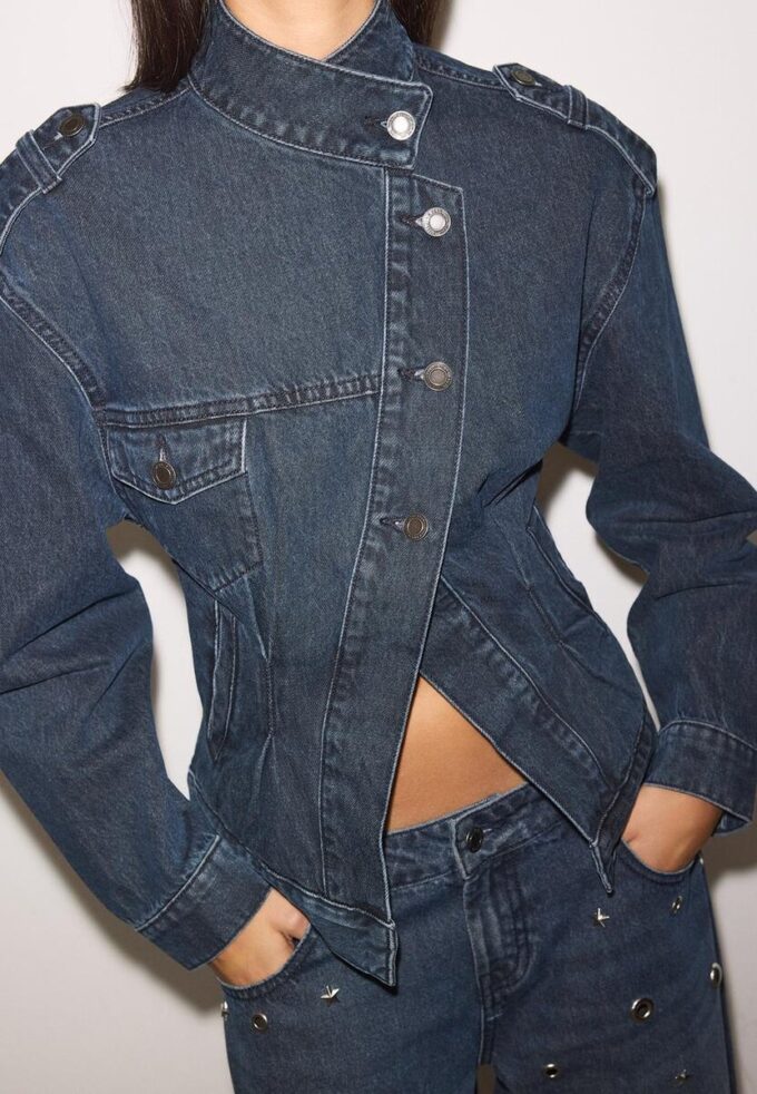 Cross-Over Denim Jacket Cross-Over Denim Jacket