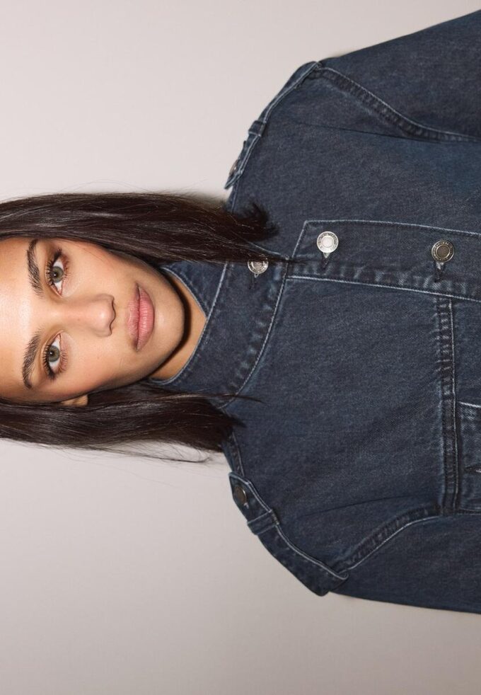 Cross-Over Denim Jacket Cross-Over Denim Jacket