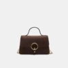 Crossbody Bag with a Round Clasp Crossbody Bag with a Round Clasp