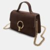 Crossbody Bag with a Round Clasp Crossbody Bag with a Round Clasp