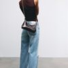 Crossbody Bag with Chains