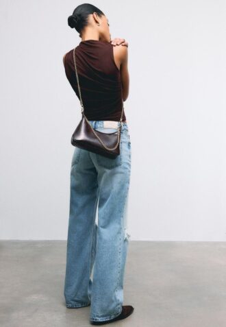 Crossbody Bag with Chains
