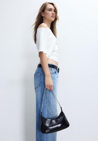 Crossbody Bag with Chains
