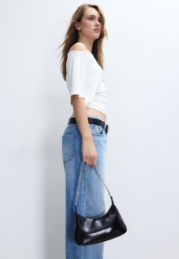 Crossbody Bag with Chains