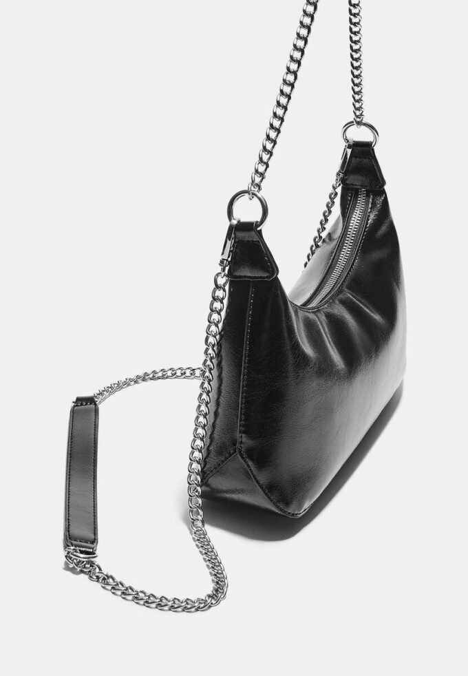 Crossbody Bag with Chains