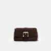 Crossbody Bag with Irregular Buckle